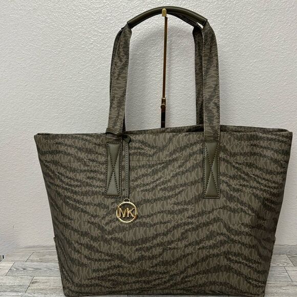 MICHAEL Michael Kors Handbags - Michael Kors The Michael Bag Large Olive Tote NWT Includes Dust Bag